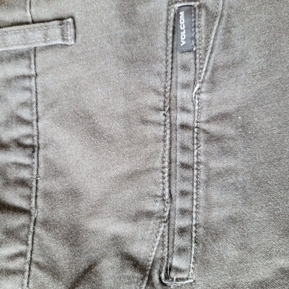 Volcom Men’s Chino Shorts Size 31 Gray Grey - Picture 2 of 4